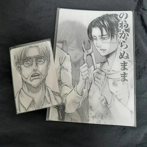 [BUNJANG] Attack on Titan Exhibition Lenticular Postcard & Zeke Card / 진격의거인 전시회 렌티큘러 엽서 지크 카드