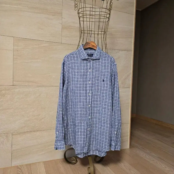 [BUNJANG] Polo Ralph Lauren Linen Men's Shirt / [m] 폴로랄프로렌 린넨 남성 셔츠 남방
