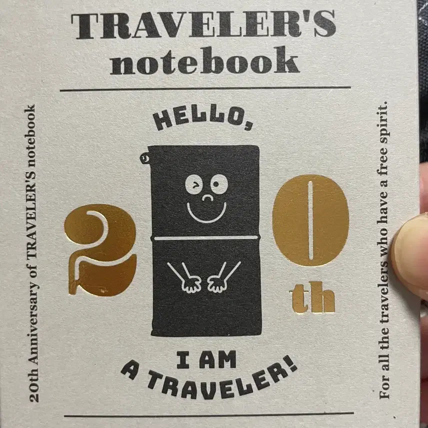[BUNJANG] Traveler's Notebook 20th Anniversary Baby Traveler's Notebook / 트래블러스 노트 20주년 베이비 트노