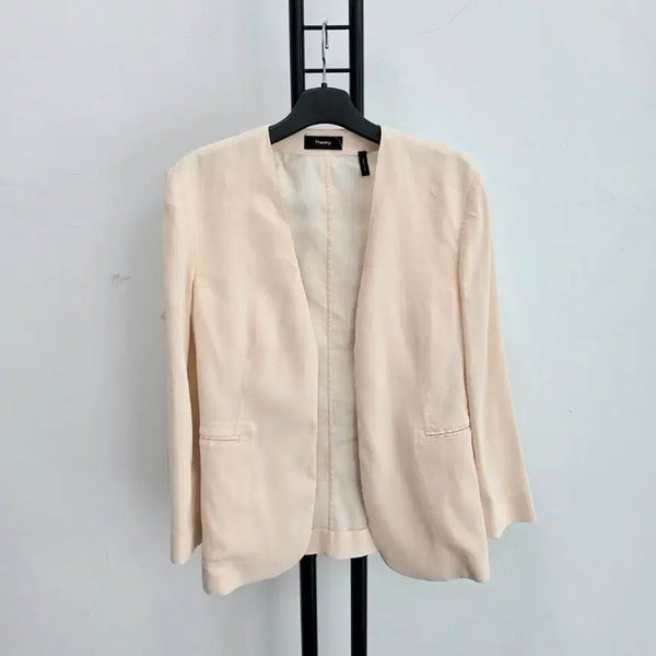 [BUNJANG] Theory Pink Blazer Set / 정품 띠어리 THEORY 핑크색 블레이저 셋업