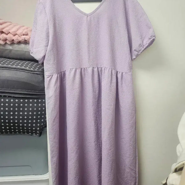 [BUNJANG] Summer Long Dress Lavender / 여름원피스