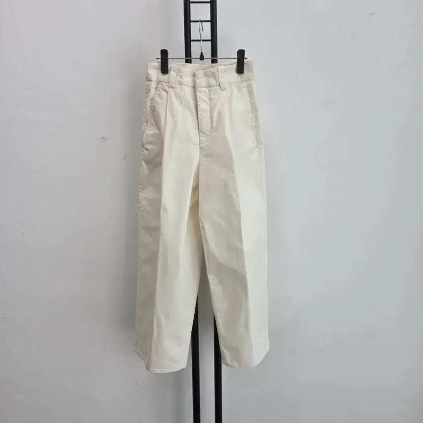 [BUNJANG] COS Ivory Wide Leg Slacks / 정품 코스 COS 아이보리 와이드 슬랙스