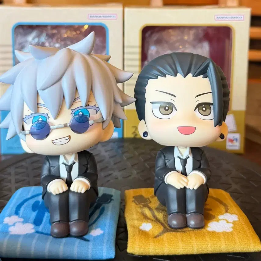 [BUNJANG] Jujutsu Kaisen Satoru Gojo & Suguru Geto HARAHOON Look-Up Cushion / 주술회전 고죠&게토 하라혼 룩업 방석o 판매합니다
