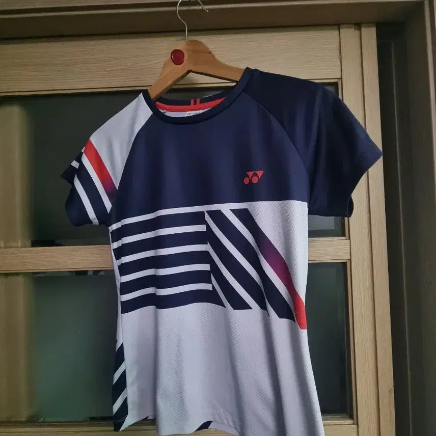 [BUNJANG] Yonex Short Sleeve T-Shirt Navy/White / 요넥스 반팔 티셔츠 네이비/화이트 90