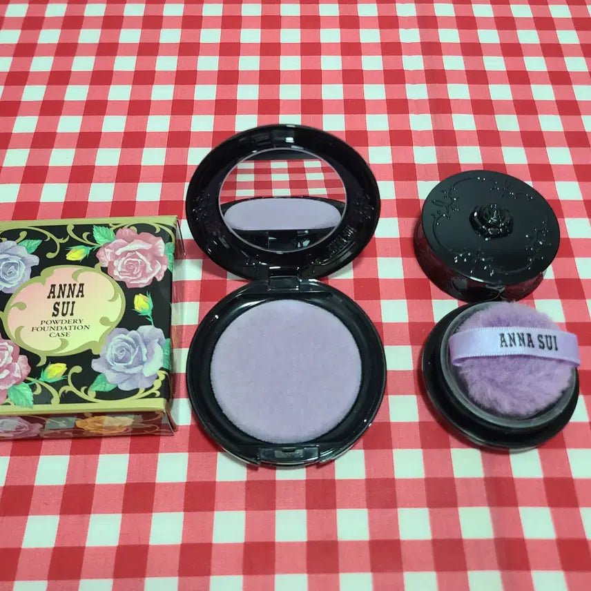 [BUNJANG] Anna Sui Compact Powder Case and Blusher Case Set / 안나수이 케이스 2개