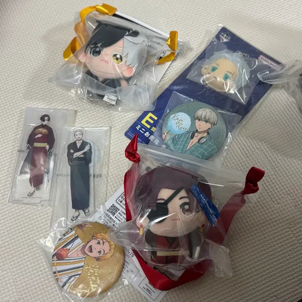 [BUNJANG] Umeomiya Suo Sakura Kaji Winbre Ichiban Kuji Acrylic Stand & Can Badge Set / 택포4.5) 윈브레 제일복권 인형 아크릴 캔뱃지 우메미야 스오 사쿠라 카지