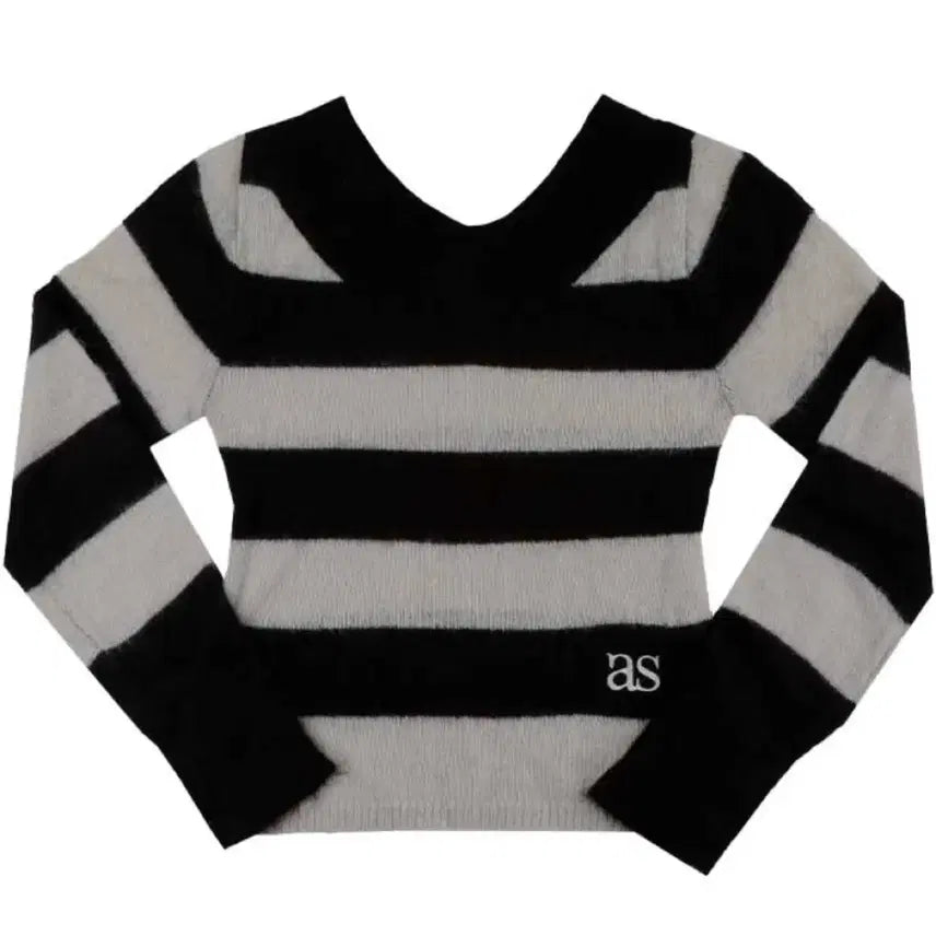 [BUNJANG] AZON PONY STRIPE KNIT / 애즈온 PONY STRIPE KNIT 포니 스트라이프 니트