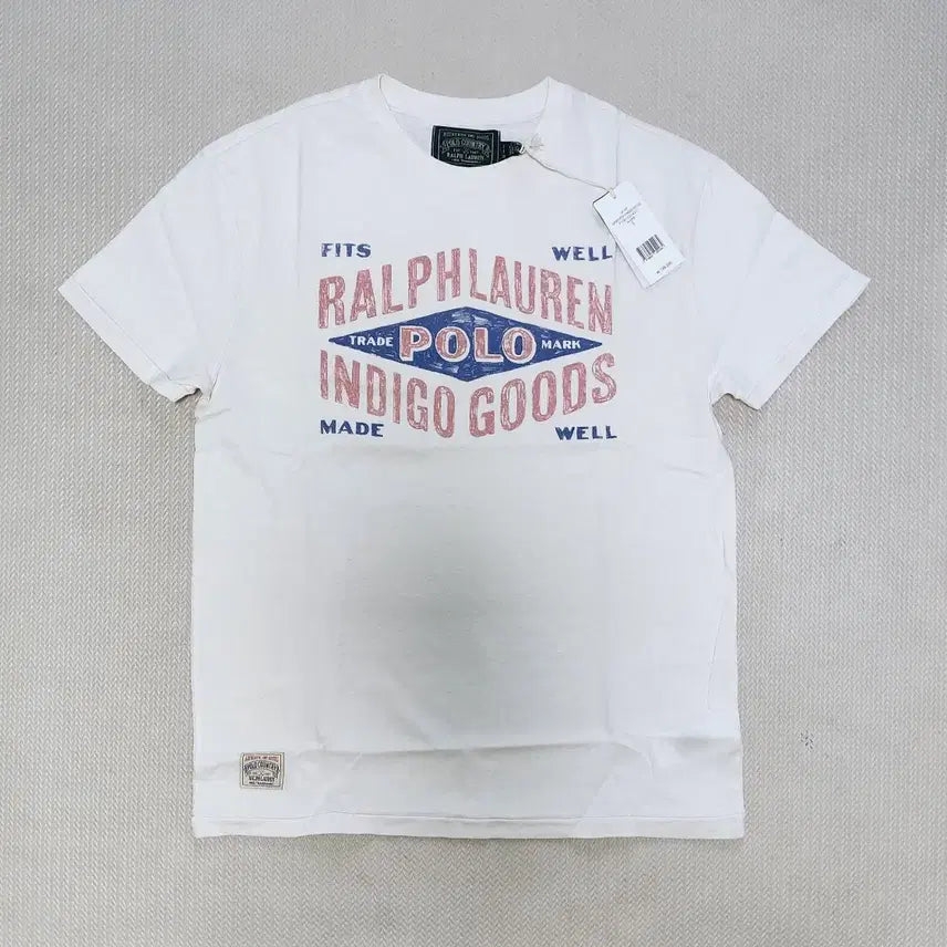 [BUNJANG] Polo Ralph Lauren Classic Fit Graphic Jersey T-Shirt White S / 폴로 랄프로렌 클래식핏 저지 그래픽 티셔츠 S