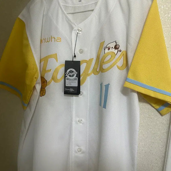[BUNJANG] Hanwha Eagles Eom Sang-baek Dream Dolphin Uniform 100 / 한화이글스 꿈돌이 유니폼 엄상백 100
