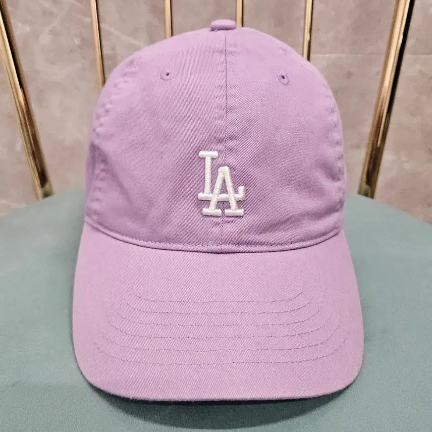 [BUNJANG] MLB LA Dodgers Ball Cap Hat Lavender / MLB LA다저스 볼캡 모자 라벤더