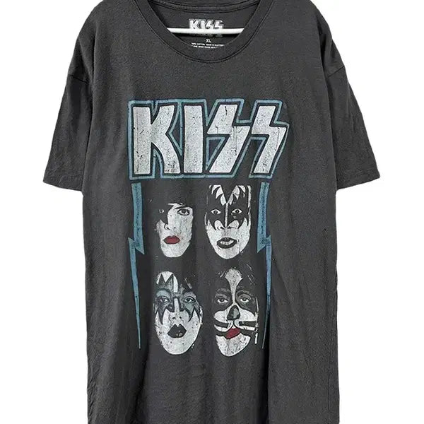 [BUNJANG] KISS Oversized Graphic Vintage Band T-Shirt / [XL] KISS 오버그래픽 빈티지 밴드 반팔티