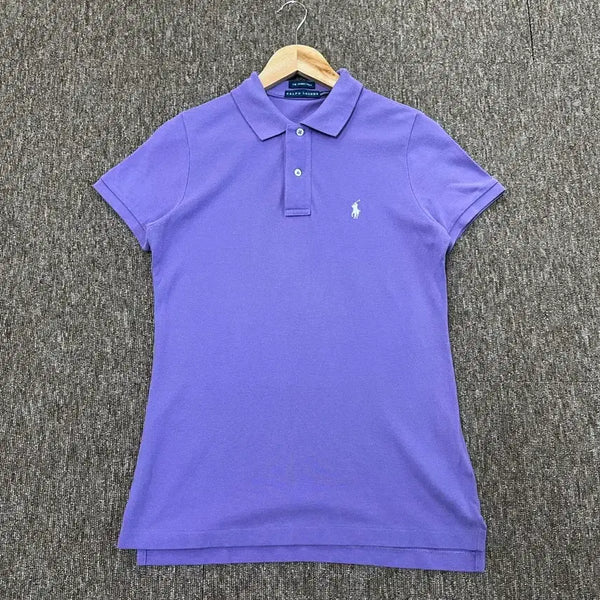 [BUNJANG] Polo Ralph Lauren Purple Skinny Fit PK T-Shirt M / 폴로 랄프로렌 퍼플 스키니핏 PK 반팔티 M