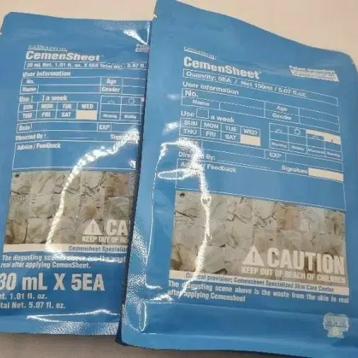 [BUNJANG] Cement Sheet Pack (5 Sheets) / (무료배송)세멘시트