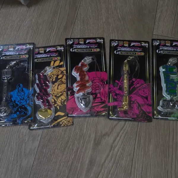 [BUNJANG] JoJo's Bizarre Adventure Part 3 Ichiban Kuji Prize G Keychain Full Set (Sealed) / 미개봉 죠죠의 기묘한 모험 3부 제일복권  G상 키링 전종