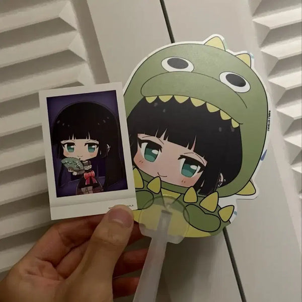 [BUNJANG] Bocchi the Rock! PA Prize Fan + Polaroid Card Set / 봇치더락 pa상 부채 + 폴라카드