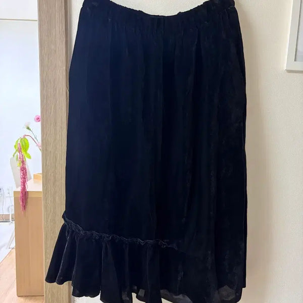 [BUNJANG] Comme des Garçons Ruffled Black Skirt / 꼼데가르송 프릴 블랙 스커트 치마