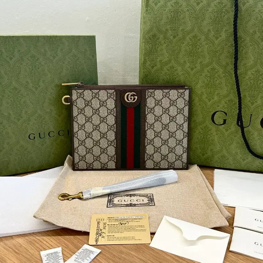 [BUNJANG] Gucci Ophidia GG Web Beige Ebony Shoulder Bag / 미사용새상품/정가120만원/ 구찌 오피디아GG 웹 베이지 에보니