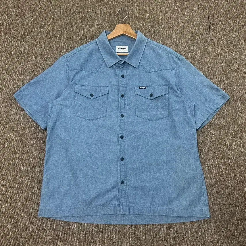 [BUNJANG] Wrangler Short Sleeve Shirt L / 랭글러 Wrangler 반팔 셔츠 L