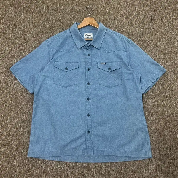 [BUNJANG] Wrangler Short Sleeve Shirt L / 랭글러 Wrangler 반팔 셔츠 L