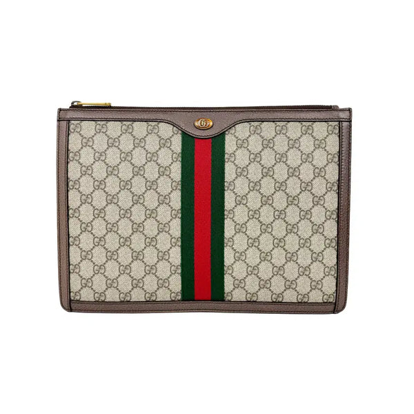 [BUNJANG] Gucci Ophidia GG Supreme Portfolio Clutch / 구찌 오피디아 GG 수프림 포트폴리오 클러치 523359