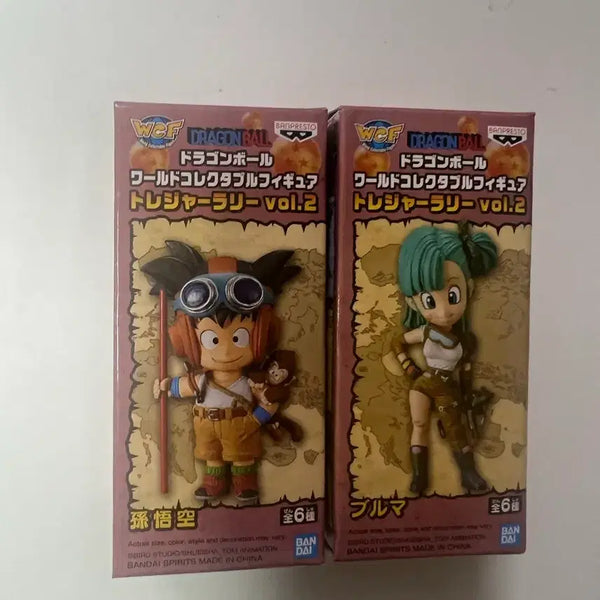 [BUNJANG] Dragon Ball World Collectable Figure Son Goku & Bulma (Opened) / 드래곤볼 월콜 손오공 부르마 개봉