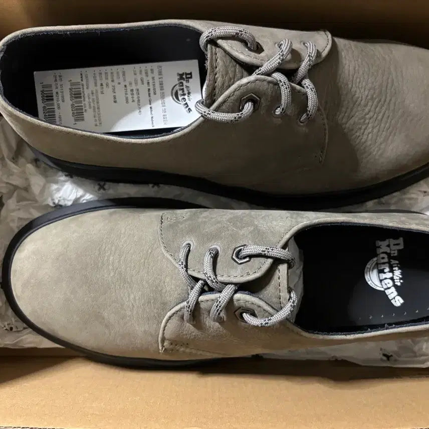 [BUNJANG] Dr. Martens 1461 Nubuck Grey Shoes / 닥터마틴 1461 누벅 그레이 270
