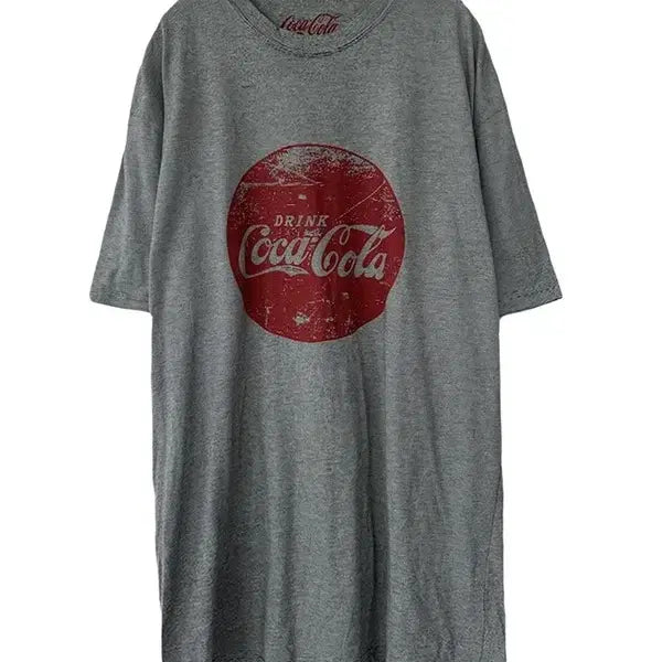 [BUNJANG] Coca-Cola Graphic T-Shirt Gray Men's XL / [XL] COCA-COLA 반팔 티 그레이 남성