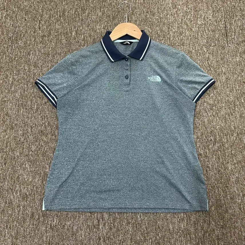 [BUNJANG] The North Face Women's Gray Collar T-Shirt / 여성) 노스페이스 카라티 95