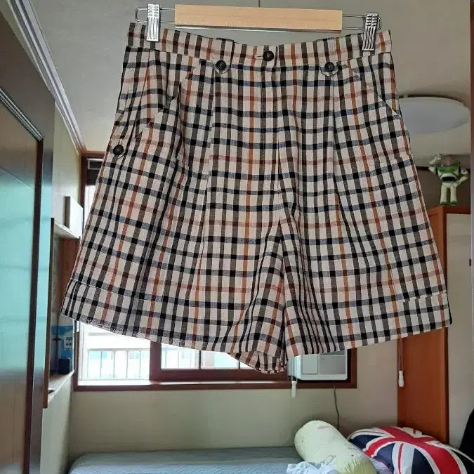 [BUNJANG] Daks Golf Women's Plaid Shorts Size 55 / 정품 닥스골프 반바지 55