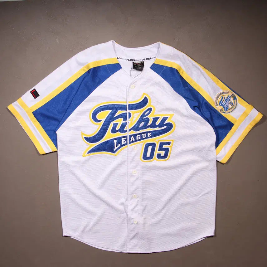 [BUNJANG] 90s FUBU Baseball Jersey / 90'S 후부 베이스볼 유니폼 반팔져지 A289