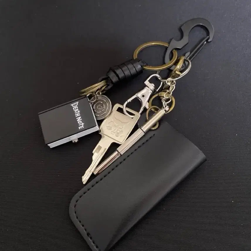 [BUNJANG] Death Note Lighter Case Keychain / 데스노트 라이터 케이스 키링