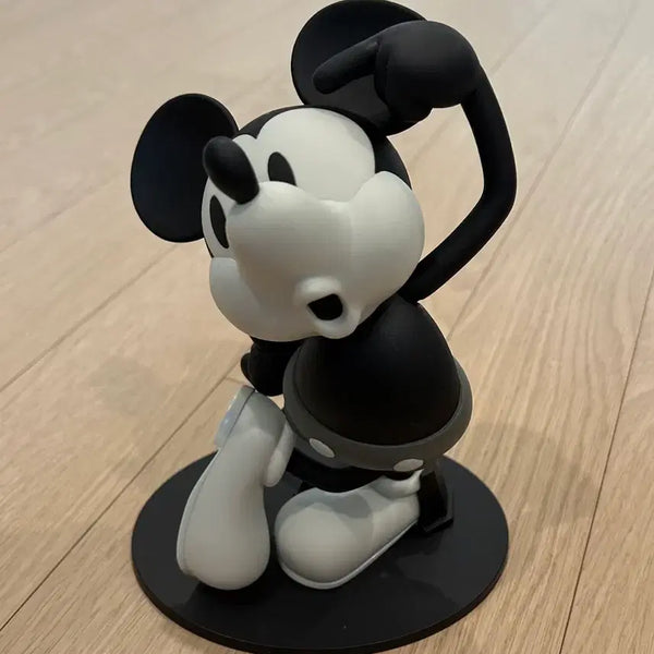 [BUNJANG] Disney Mickey Mouse Black and White Figure Limited Edition / 리미티드) 디즈니 미키마우스 흑백 피규어