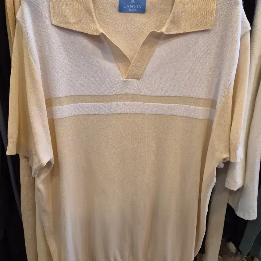 [BUNJANG] Lanvin Blanc Knit Top Beige / 랑방 블랑 니트 상의 베이지