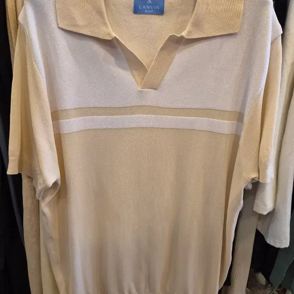 [BUNJANG] Lanvin Blanc Knit Top Beige / 랑방 블랑 니트 상의 베이지