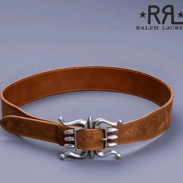 [BUNJANG] RRL Roughout Suede Belt 38 / 더블알엘 러프아웃 스웨이드벨트 38
