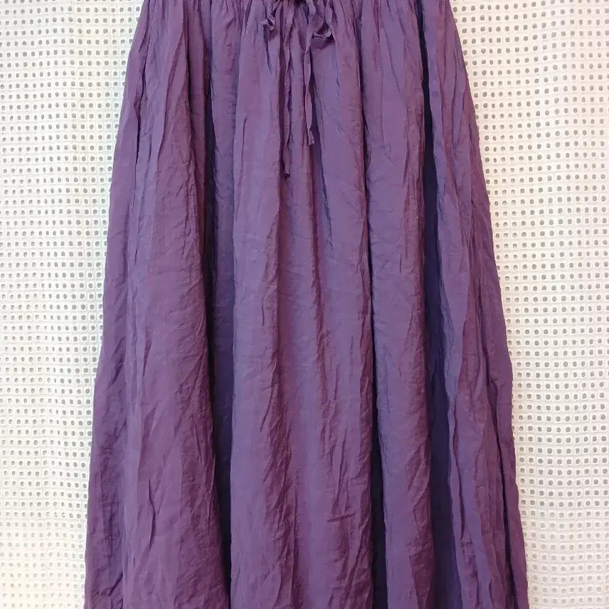 [BUNJANG] Purple Long Skirt XL / 퍼플 롱 스커트 XL