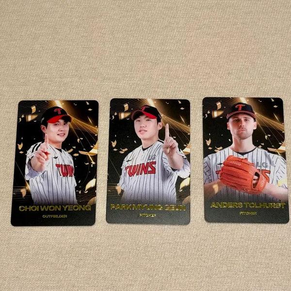 [BUNJANG] LG Twins Player Cards 3-Card Bundle Set / LG 트윈스 선수 카드 3장 세트(일괄판매)