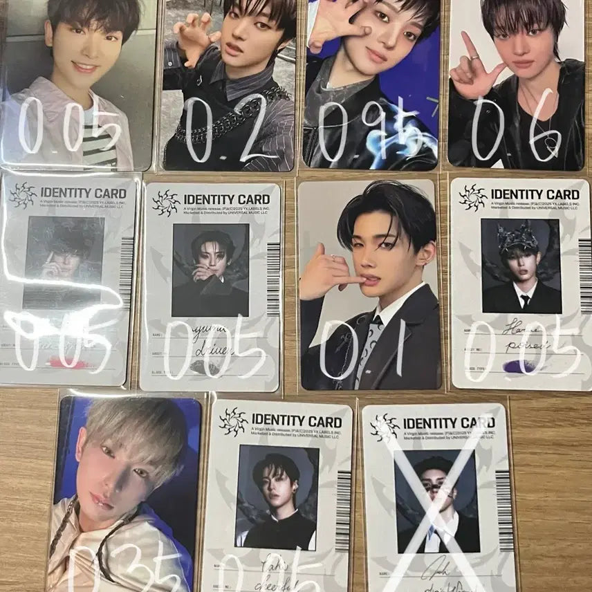 [BUNJANG]  &TEAM Yuma Nicholas Harua Ejou Photocard POB / 앤팀 응원봉 의주 니콜라스 유마 하루아 포토카드 미공포 고인블라인드