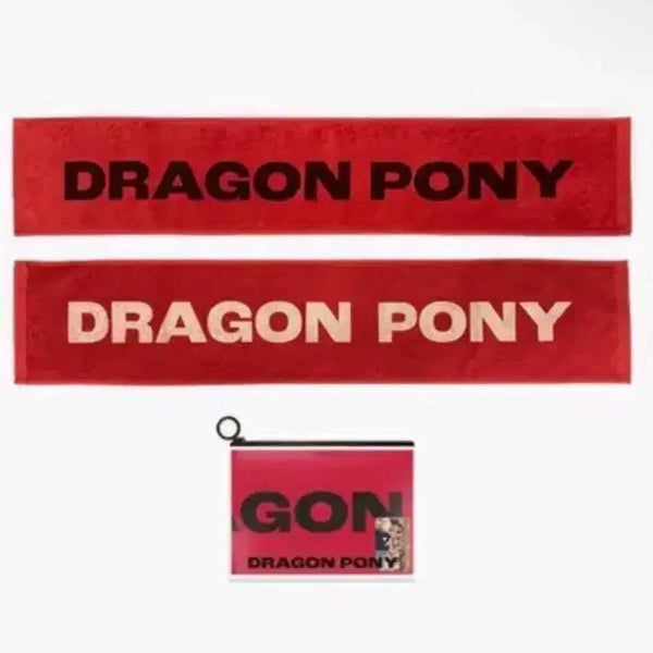 [BUNJANG] Dragon Pony Slogan Towel / 드래곤포니 슬로건 타올