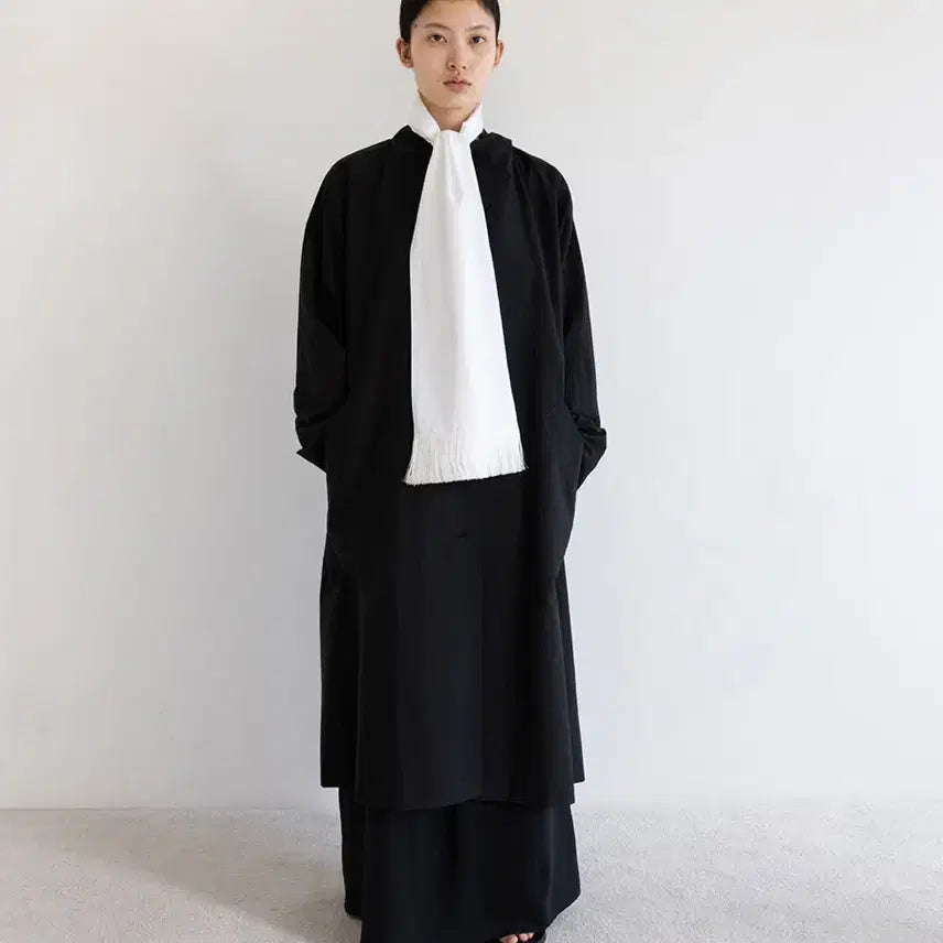 [BUNJANG] Ehre Trench Coat Black / ehre 에레 트렌치코트 블랙
