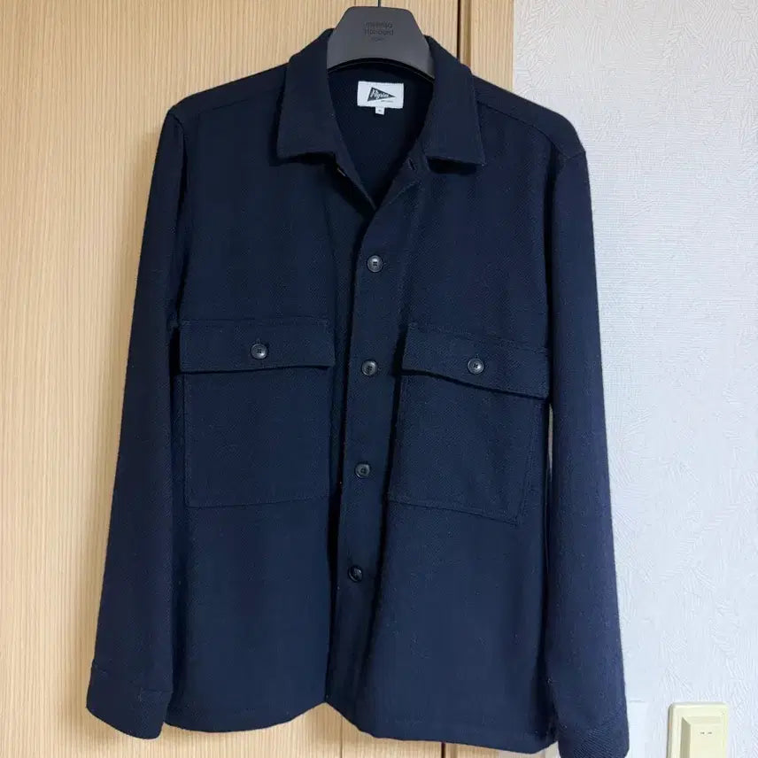 [BUNJANG] Pilgrim Surf Supply Navy Wool Jacket M / 필그림서프서플라이 울 자켓 네이비 M