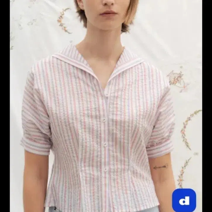 [BUNJANG] Japanese Fabric Dart Detail Shirt Blouse / 셔츠 블라우스