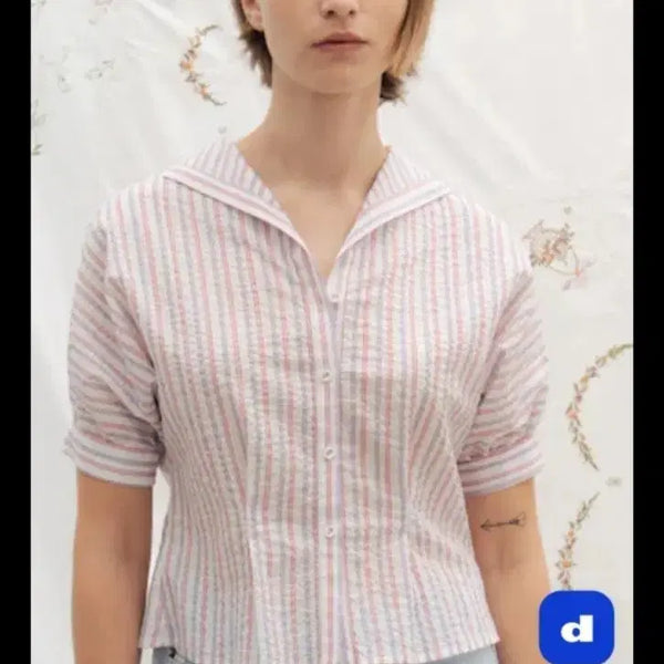 [BUNJANG] Japanese Fabric Dart Detail Shirt Blouse / 셔츠 블라우스