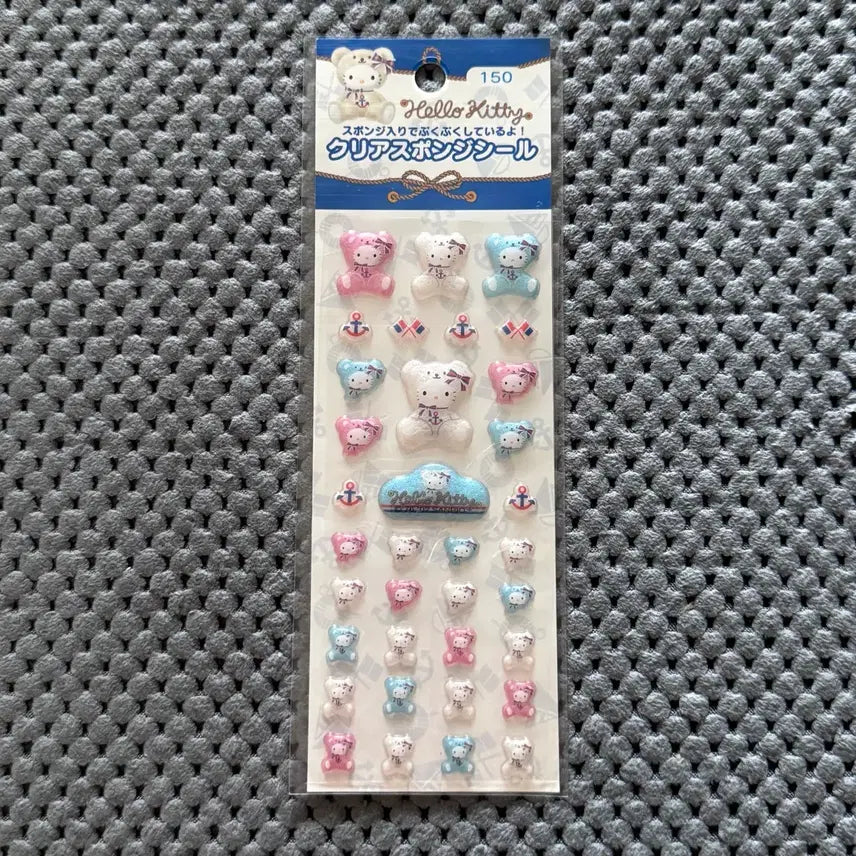 [BUNJANG] Sanrio Classic Teddy Bear Marine Bear Hello Kitty Sticker Set / 산리오 고전 곰돌이 테디베어 마린베어 헬로키티 키티 씰 스티커