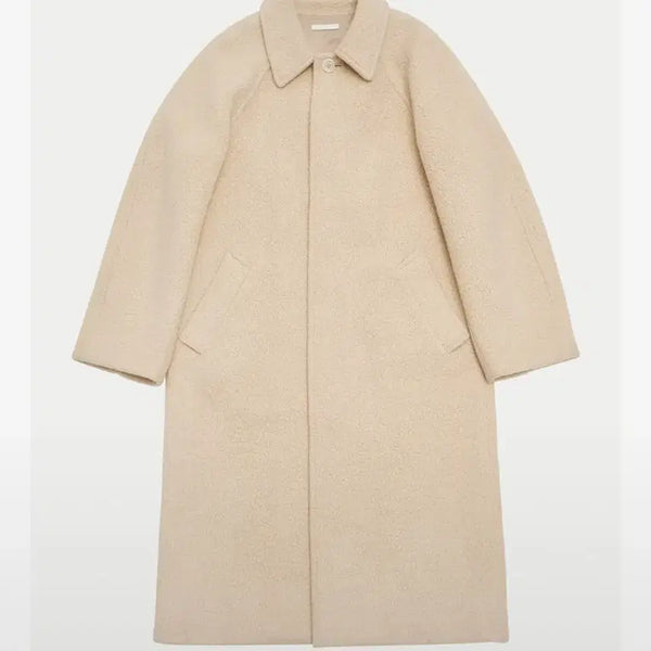 [BUNJANG] AMOMENTO Boucle Raglan Coat Butter / 아모멘토 부클 래글런 코트 버터 AMOMENTO BOUCLE RAGLAN COAT