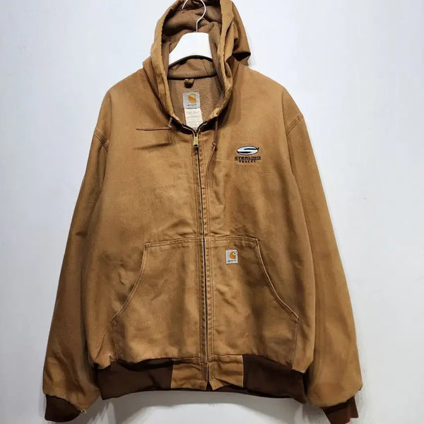 [BUNJANG] Carhartt J131 USA Line Thermal Duck Active Jacket - Brown, XL / 칼하트 CARHARTT J131 USA라인 써멀 덕액티브 자켓브라운XL