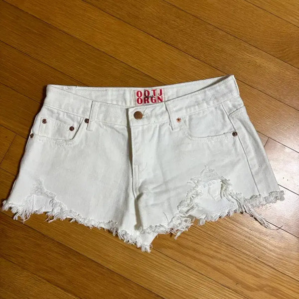 [BUNJANG] OOTJ White Shorts / OOTJ 흰반바지