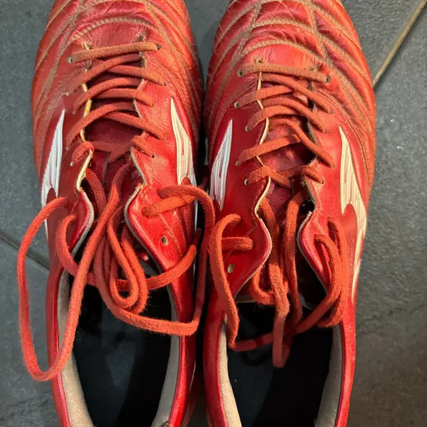 [BUNJANG] Mizuno Morelia Neo 4 Elite AG 40th Anniversary Red Ruby 260 / 미즈노 모렐리아 네오 4 엘리트 260 ag 40주년 레드루비 색상