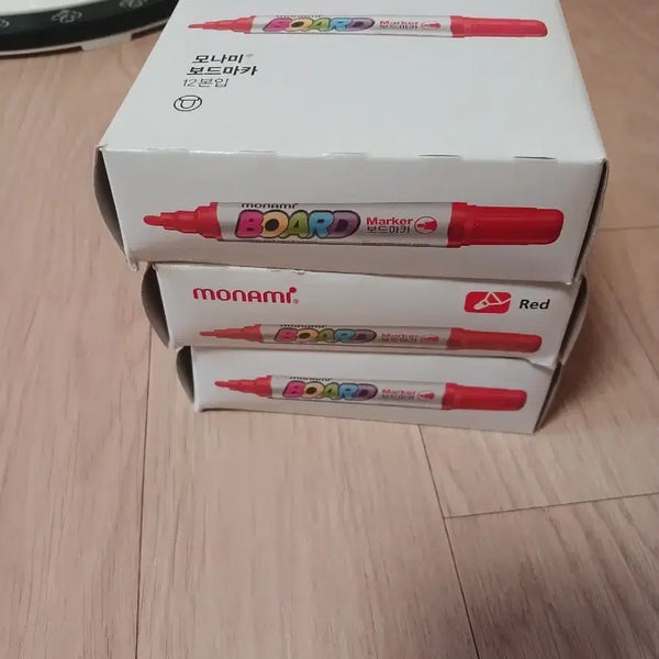 [BUNJANG] Monami Red Board Marker / 보드마카