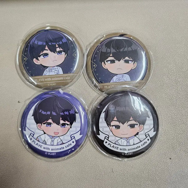 [BUNJANG] PLAVE Animate Yejun Jimin Bundle Set Can Badges / 플레이브 애니메이트 예준 하민 캔뱃지 일괄 판매